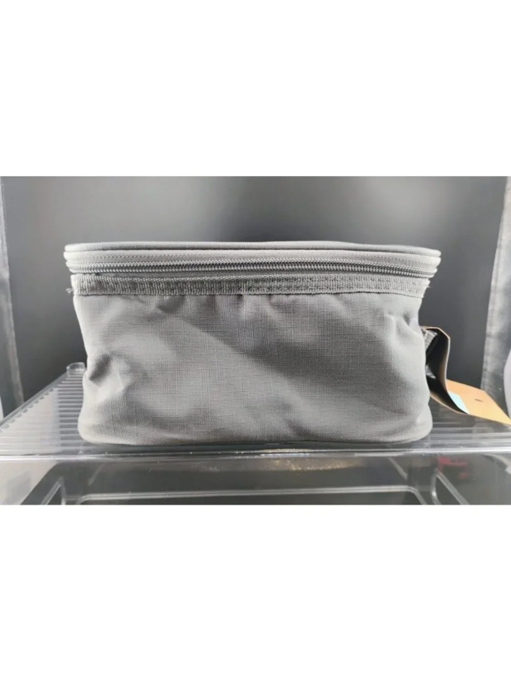 Embark Gray Insulated Lunch Bag With Side Pocket & Mesh Organizer